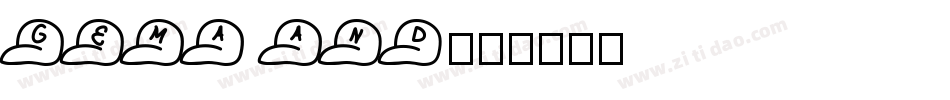 gema and字体转换